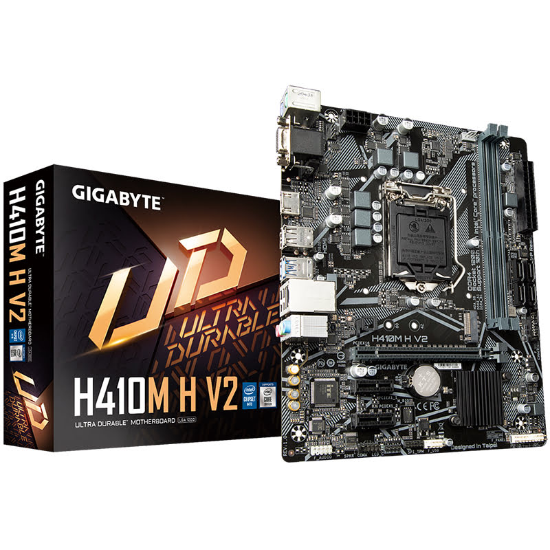 Gigabyte H410M-H V2 Micro-ATX  - Carte mère Gigabyte - grosbill.com - 0
