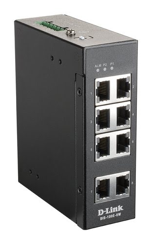 8 Port Unmanaged Switch with 8 x 10/100 - Achat / Vente sur grosbill.com - 0