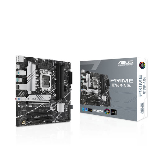 Asus PRIME B760M-A D4 Micro-ATX  - Carte mère Asus - grosbill.com - 0