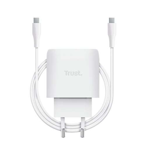 Trust Maxo chargeur 45W USB-C + Câble USB-C - 2m - Blanc (25522) - Achat / Vente Chargeur sur grosbill.com - 5