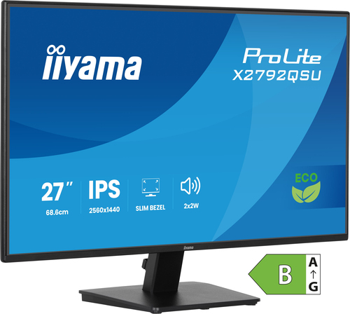 Iiyama 27 pouces  X2792QSU-B1 - Ecran PC Iiyama - grosbill.com - 1
