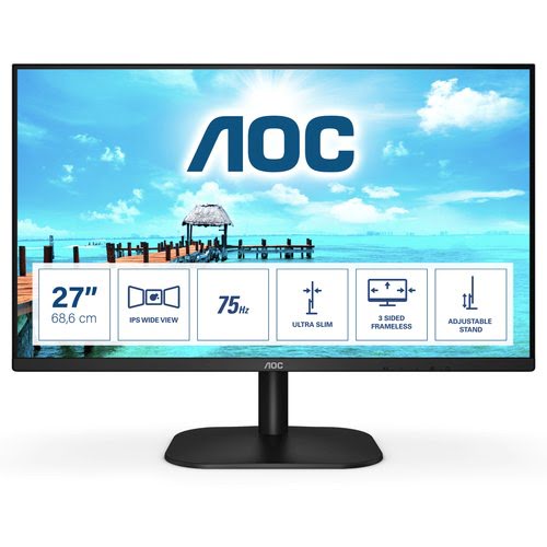 image produit AOC 27B2H/EU - 27" FHD 75Hz IPS Grosbill