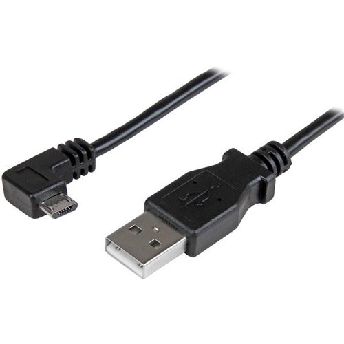 Cable Micro USB Right Angle 24AWG - 0.5m - Achat / Vente sur grosbill.com - 0