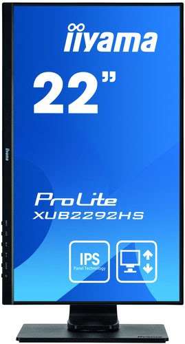 Iiyama 22 pouces  XUB2292HS-B1 -- - Ecran PC Iiyama - grosbill.com - 3