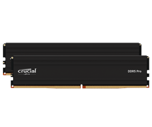 image produit Crucial Pro DRAM Noir 2x16Go DDR5 5600MHz Grosbill