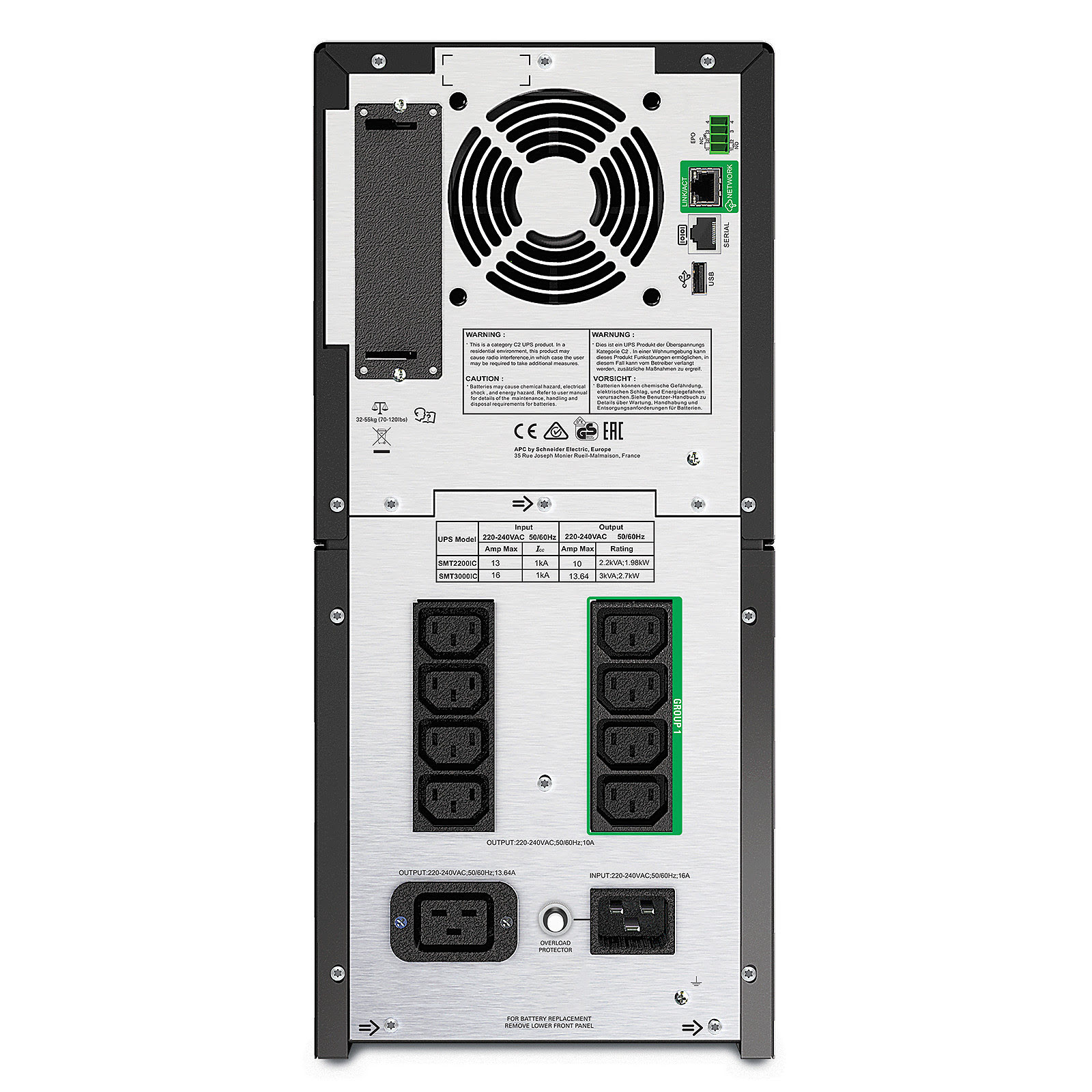 Smart UPS 2200VA IC SMT2200IC - Achat / Vente sur grosbill.com - 1