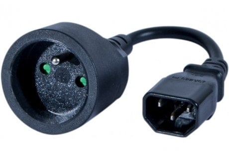 Grosbill Adaptaeur Prise IEC Male en Prise FR Femelle (809071) - Achat / Vente Réseau divers sur grosbill.com - 0