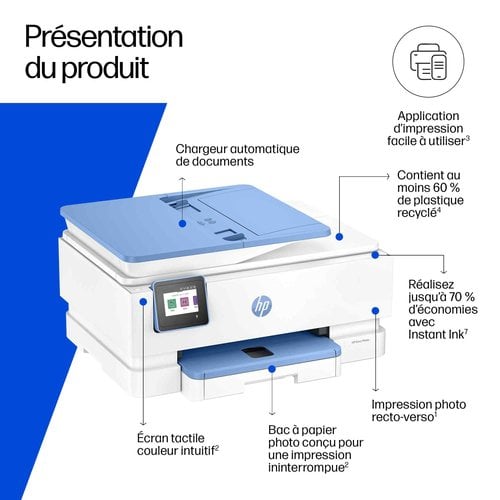 ENVY PHOTO 7931 AIO MFP 15/10 - Achat / Vente sur grosbill.com - 3