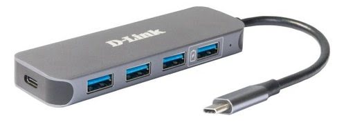 image produit D-Link 5 Ports - USB-C vers USB 3.0/USB-C Power delivery  Grosbill