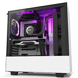 NZXT H510i Noir/Blanc - MT/Sans Alim/ATX
