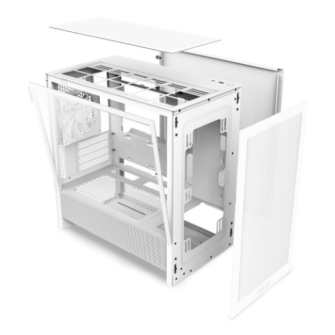 NZXT H3 Flow Blanc Blanc - Boîtier PC NZXT - grosbill.com - 1