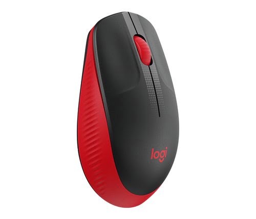 Logitech M190 Noir/Rouge - Souris PC Logitech - grosbill.com - 1