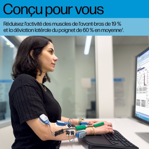 HP 965 BLK Ergonomic WL KBD FR - Achat / Vente sur grosbill.com - 11