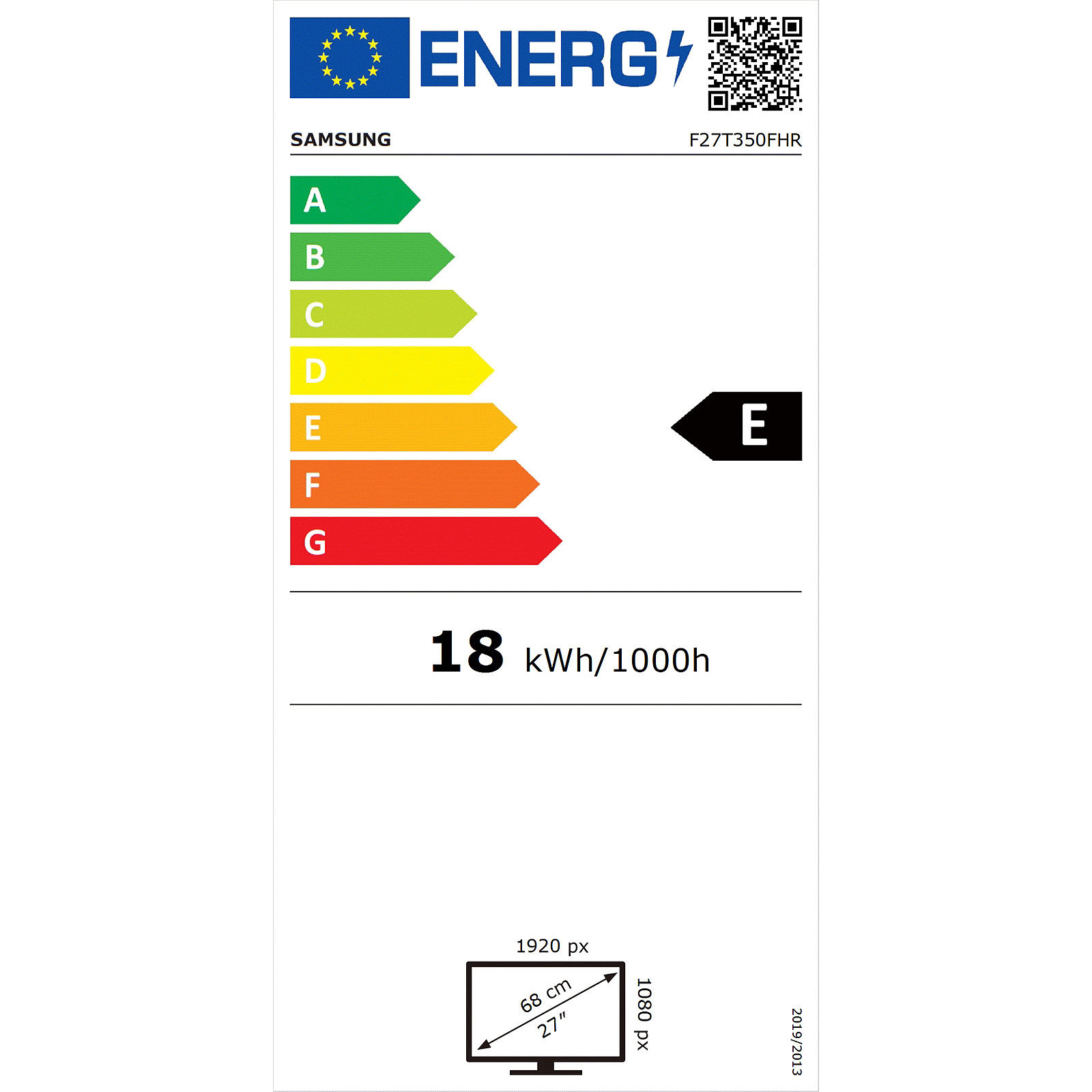 Samsung 27 pouces  LF27T350FHRXEN - Ecran PC Samsung - grosbill.com - 4