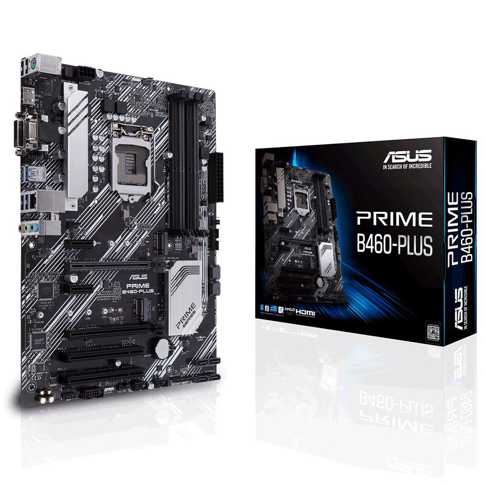 Asus PRIME B460-PLUS ATX  - Carte mère Asus - grosbill.com - 0