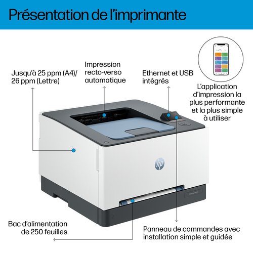 COLOR LASERJET PRO 3202DN PRINT - Achat / Vente sur grosbill.com - 3
