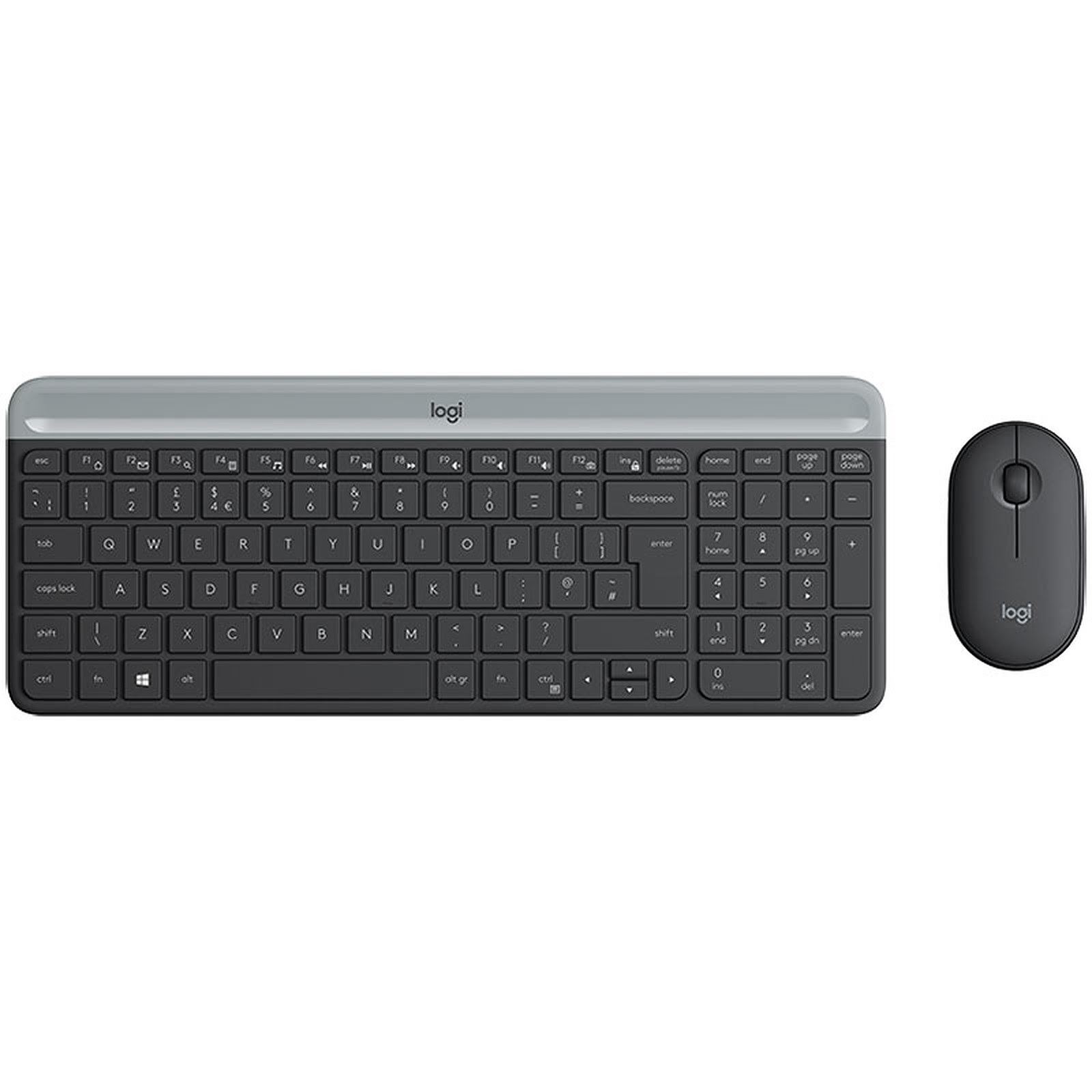 Logitech MK470 Graphite - Pack Clavier/Souris - grosbill.com - 0