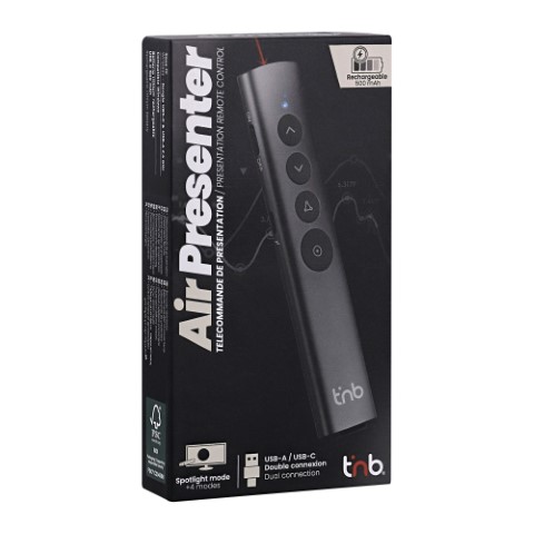 T'nB Télécommande de présentation spotlight (AIRPRESENTER) - Achat / Vente Vidéoconférence sur grosbill.com - 1