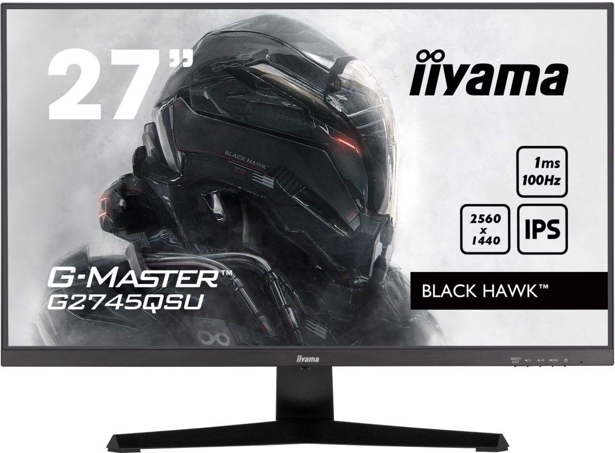 image produit Iiyama G-MASTER G2745QSU-B1 - 27" QHD 100Hz IPS Grosbill