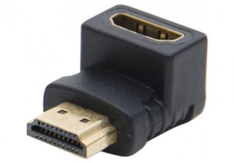 Adaptateur HDMI mâle / HDMI femelle (coudé 90°)