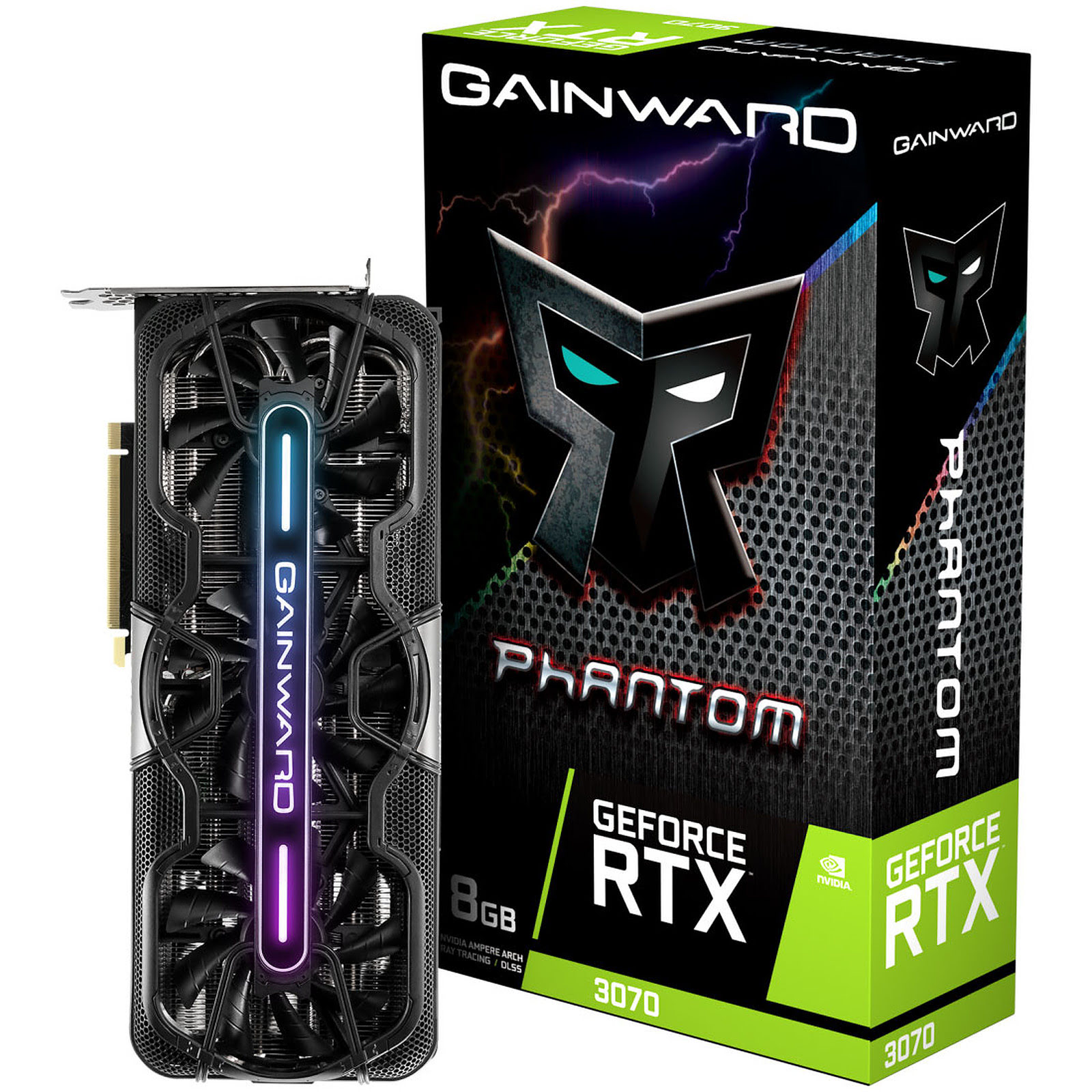 Gainward RTX 3070 Phantom 8G LHR  - Carte graphique Gainward - 0