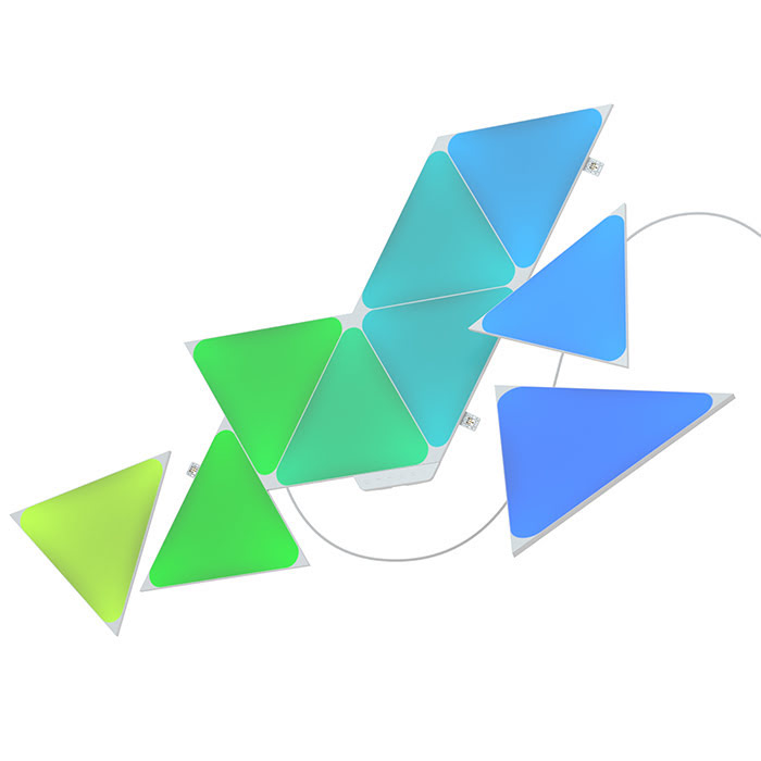 Nanoleaf Shapes Triangles Starter Kit - 9 Pièces (NL47-0002TW-9PK) - Achat / Vente Objet connecté / Domotique sur grosbill.com - 0