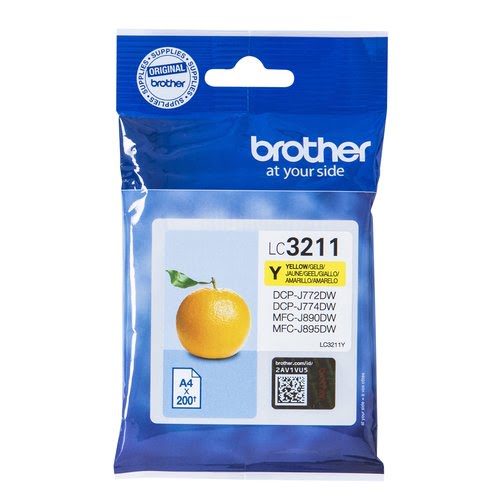 Brother - Jaune - LC3211Y - Achat / Vente Consommable imprimante sur grosbill.com - 0