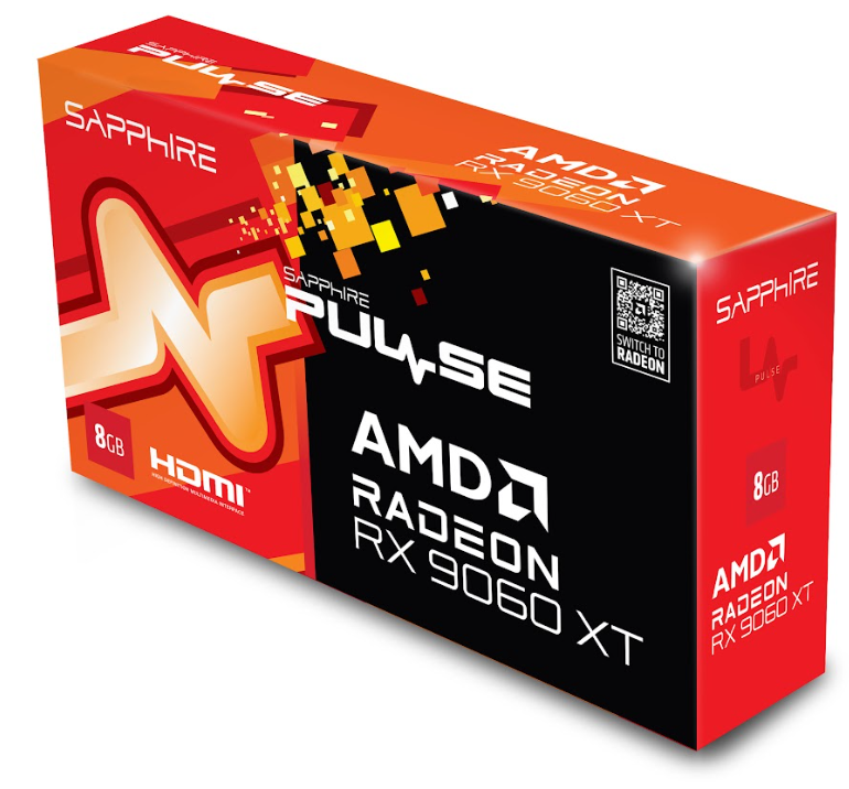 Sapphire Pulse Radeon RX 9060 XT GAMING OC 8GB - Carte graphique - 2