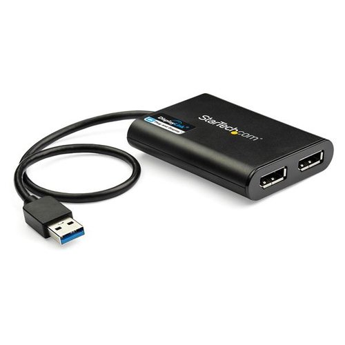 Adapter USB to Dual DisplayPort 4K 60Hz - Achat / Vente sur grosbill.com - 0