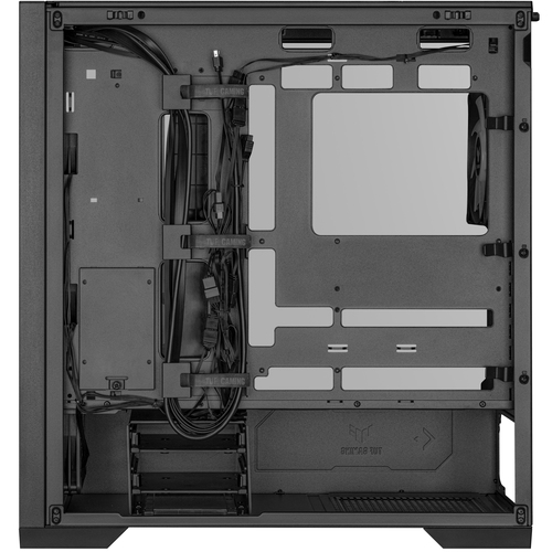 Asus TUF Gaming GT302 TG ARGB Noir -MT/Sans Alim/E-ATX Noir - Boîtier PC - 4