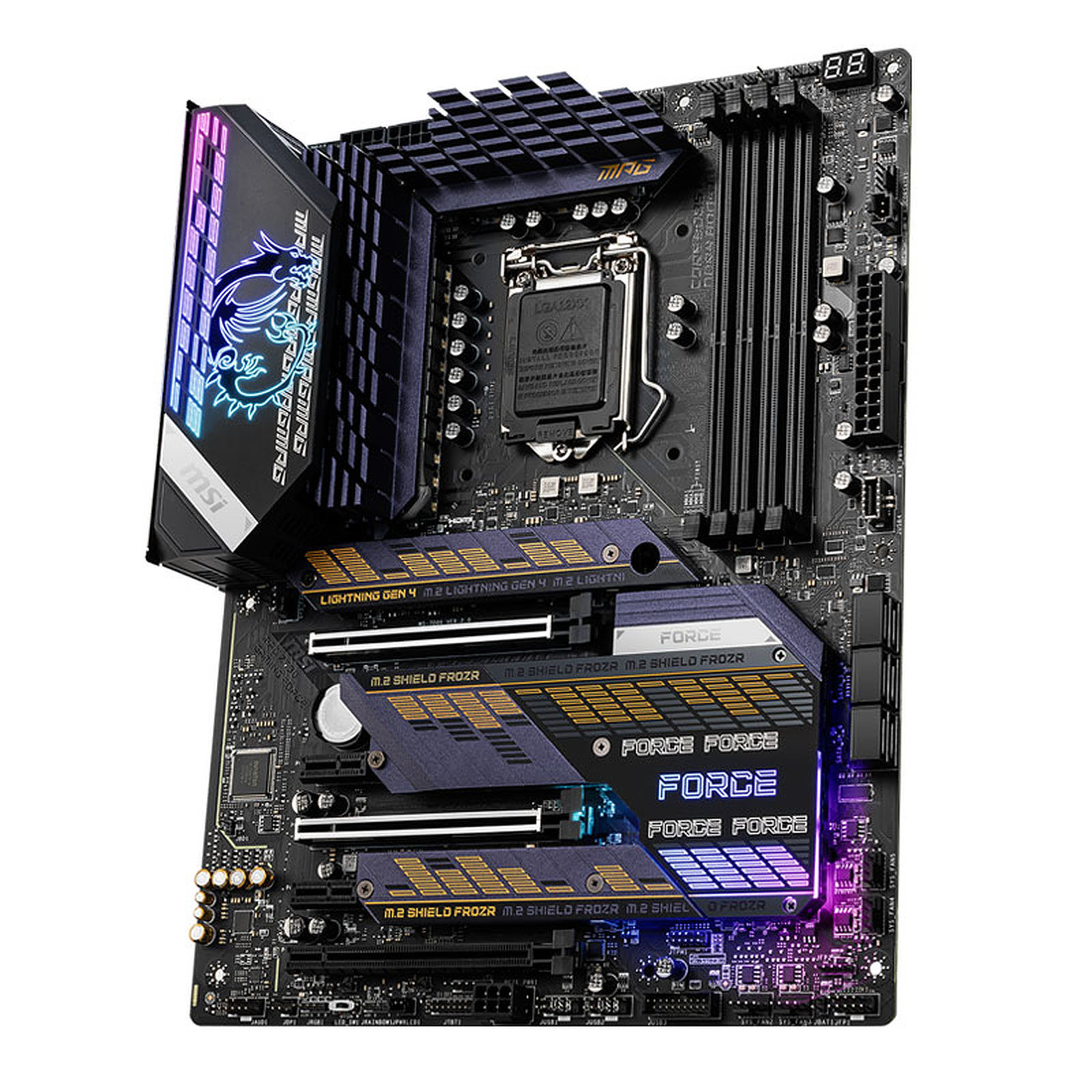 MSI MPG Z590 GAMING FORCE ATX  - Carte mère MSI - grosbill.com - 2
