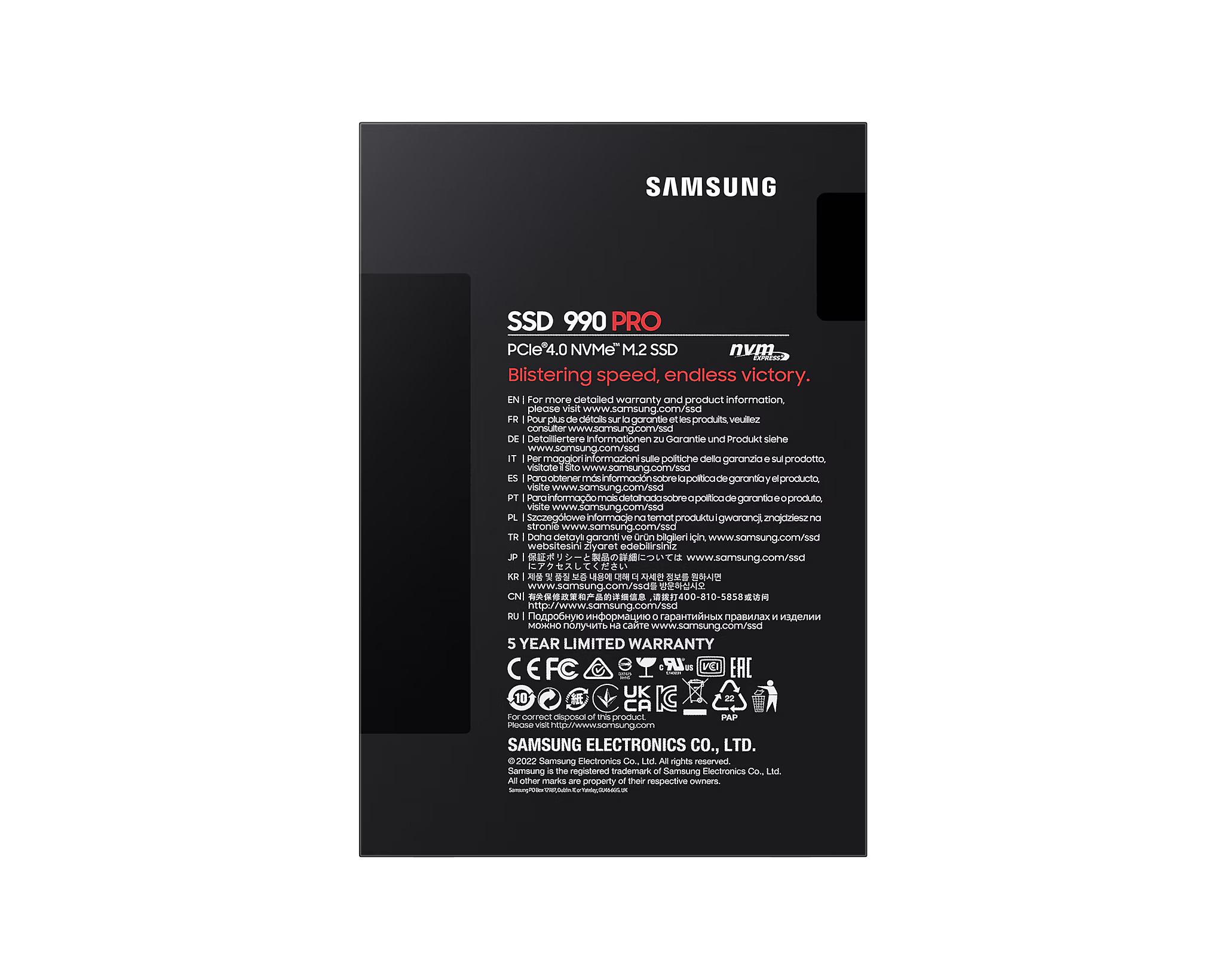 Samsung 990 PRO Dissipateur  M.2 - Disque SSD Samsung - 3
