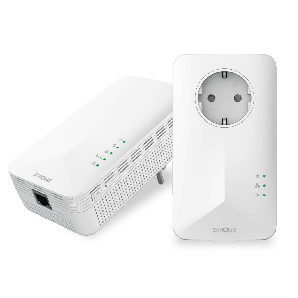 Strong POWERL1000WFDUOFRV2 WIFI (1000Mbps) - Pack de 2-Seconde Vie-Très Bon Etat - Adaptateur CPL - 0