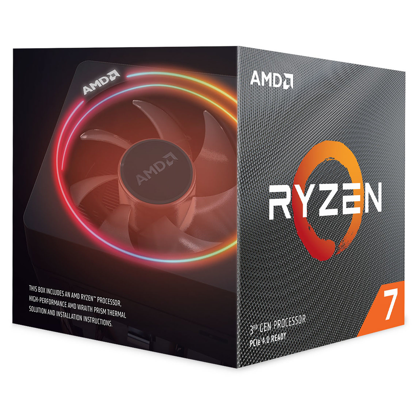 AMD Ryzen 7 3800X - 4.5GHz - Processeur AMD - grosbill.com - 2