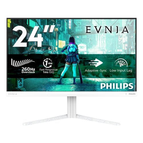 Philips Evnia 3000 24M2N3201PL Écran LED 24 23.8 visualisable 1920 x 1080 Full HD @ 260 Hz Fast IPS 1000:1 HDR10 0.3 ms HDMI DisplayPort - vue 2