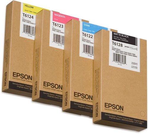 Epson - Cyan - C13T612200 - Achat / Vente Consommable imprimante sur grosbill.com - 0