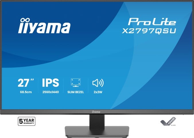 Iiyama 27 pouces  X2797QSU-B1 - Ecran PC Iiyama - grosbill.com - 1