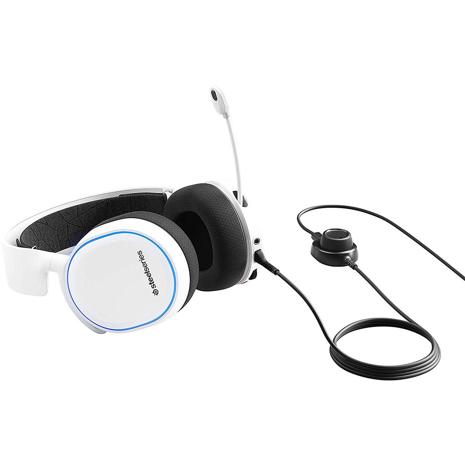 SteelSeries Arctis 5 Blanc 7.1 Surround RGB - Micro-casque - 2