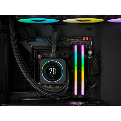 Corsair Vengeance RGB 32Go (2x16Go) DDR5 6000MHz - Mémoire PC Corsair sur grosbill.com - 1