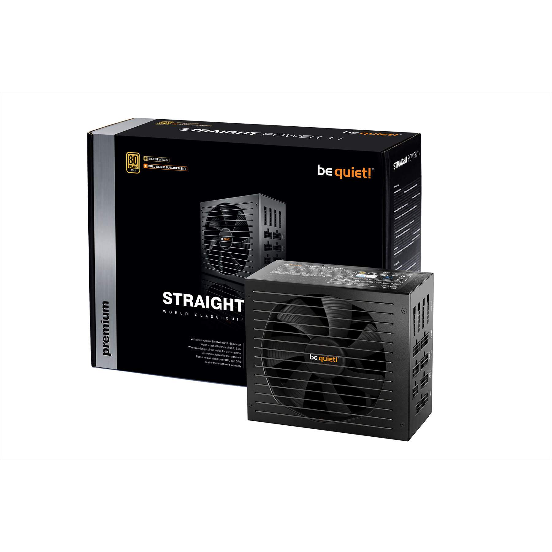 Be Quiet! Straight Power 11 80+ GOLD (750W) - Alimentation