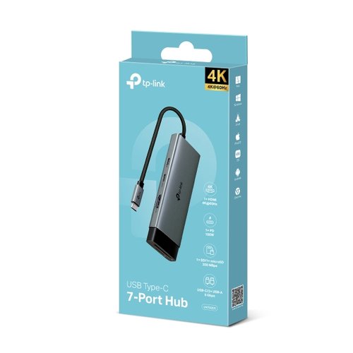 USB TYPE-C 7-PORT HUB 1XHDMI - Achat / Vente sur grosbill.com - 3