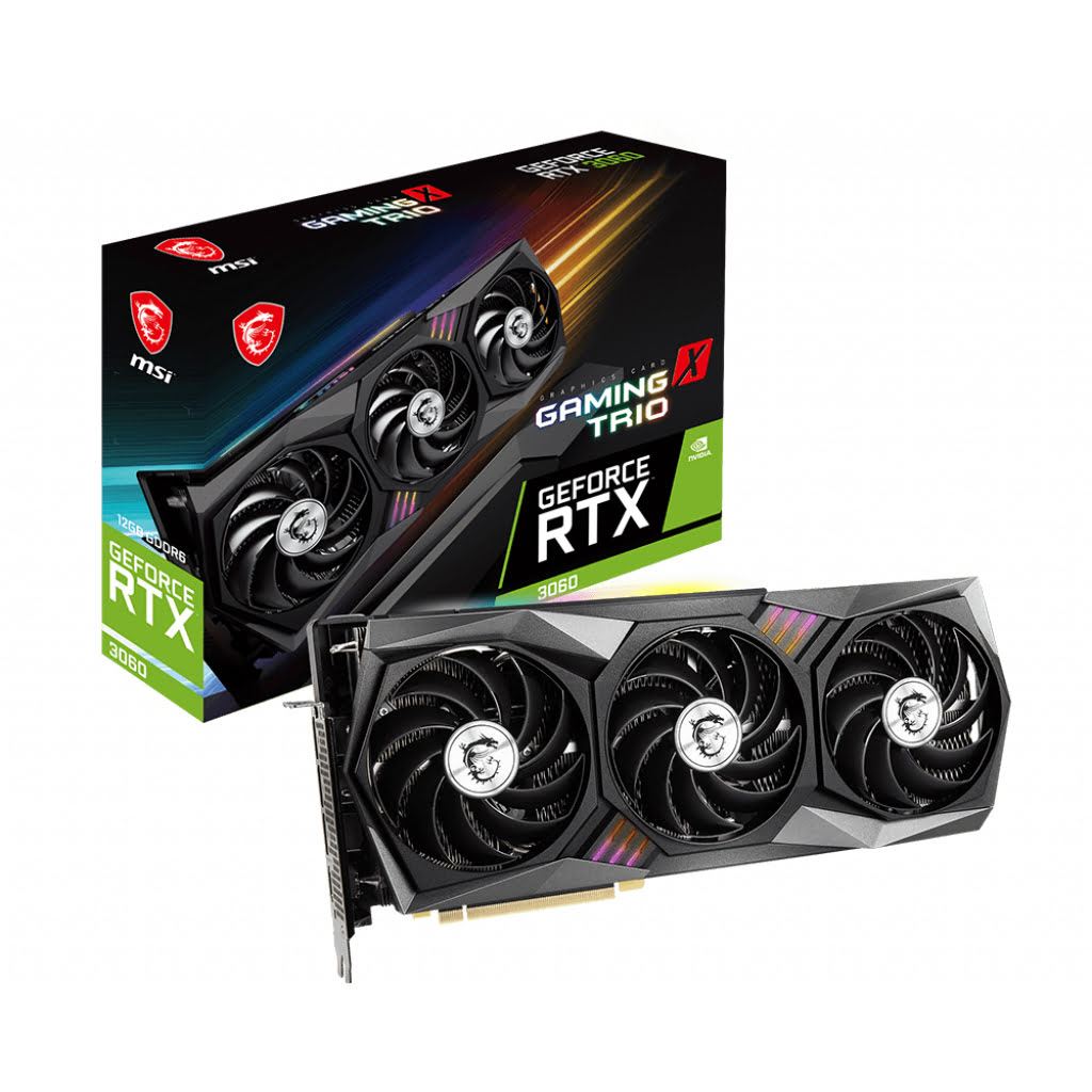 MSI RTX 3060 GAMING X TRIO 12G LHR  /12Go/HDMI/DP - Carte graphique - 0