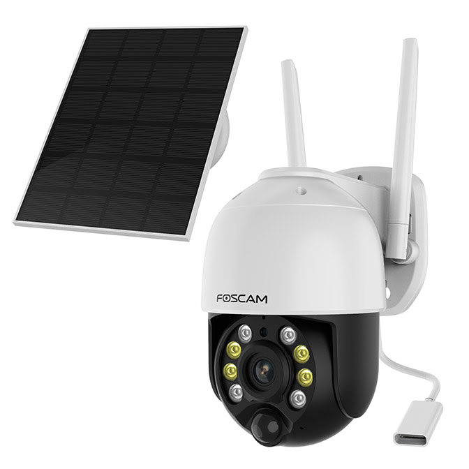 Foscam B4 WiFi Solar Battery Camera - 4MP/Pan/Tilt (B4) - Achat / Vente Caméra réseau sur grosbill.com - 3
