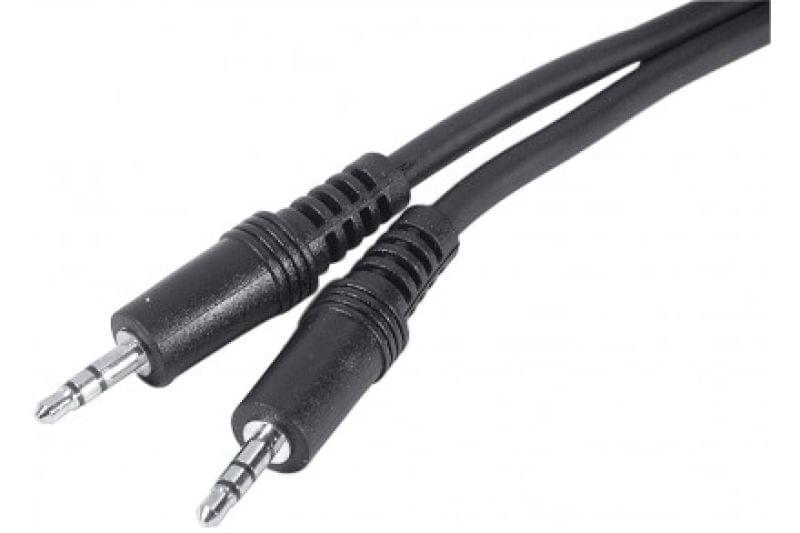 Câble Audio Jack 3.5 M/M 2m - Connectique TV/Hifi/Video