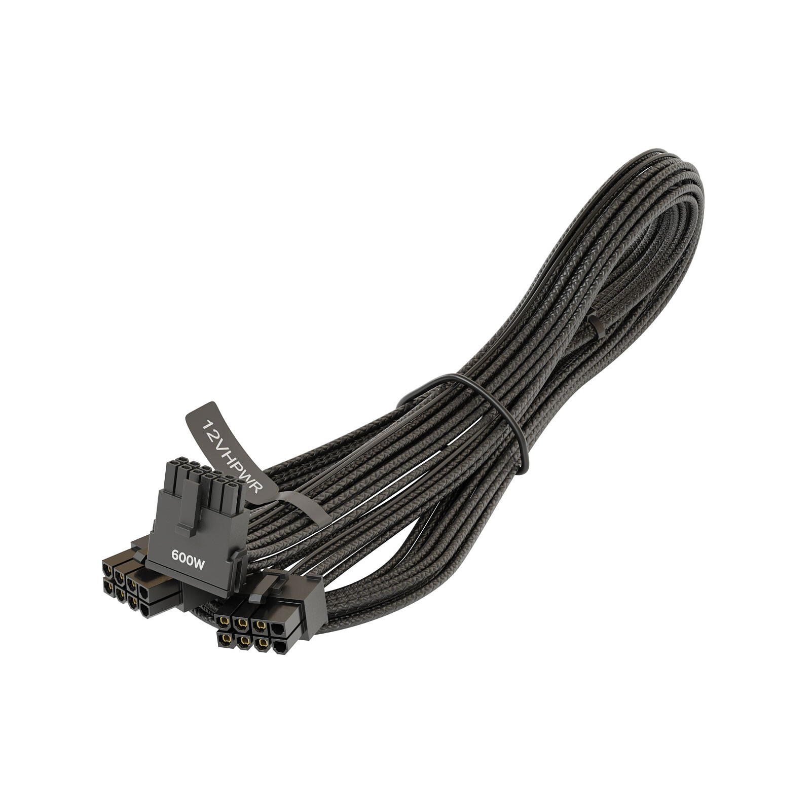 Seasonic Câble 600W 90° 12VHPWR Noir (12VHPWR600NOIR) - Achat / Vente Accessoire alimentation sur grosbill.com - 1