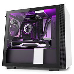 NZXT H210i Noir/Blanc - mT/Sans Alim/ITX