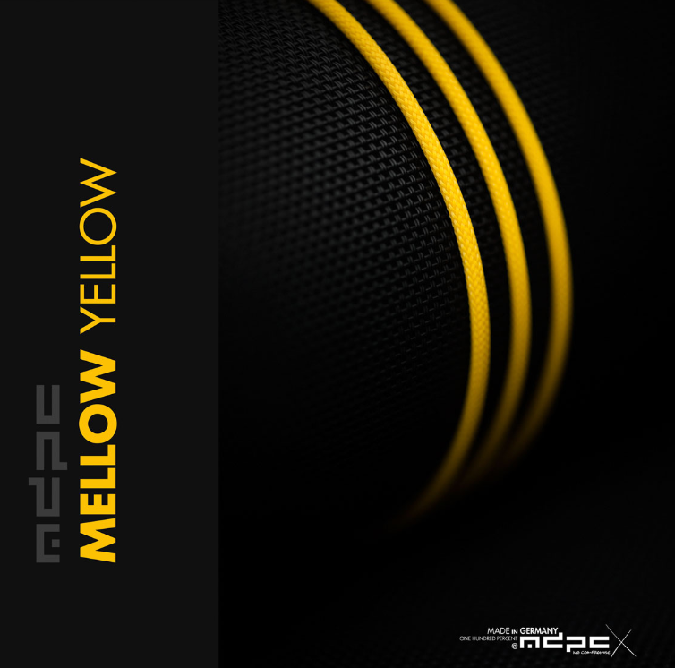 MDPC-X Mellow-Yellow Cable Sleeve XTC (SL-XTC-MY) - Achat / Vente Modding sur grosbill.com - 0