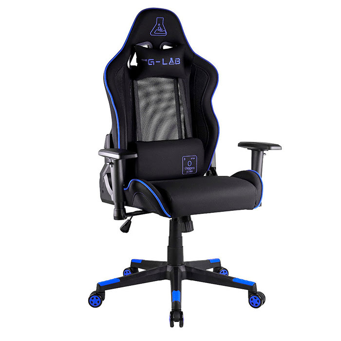 The G-LAB K-Seat Oxygen S Noir/Bleu - Siège PC Gamer - grosbill.com - 0