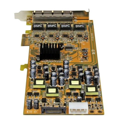 StarTech PCI-E - 4 ports Gigabit PoE - ST4000PEXPSE  - Carte réseau - 1