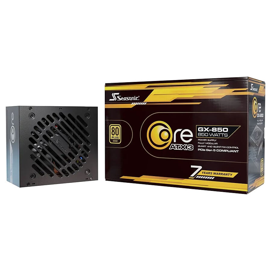 Seasonic 80+ Gold (850W) - Alimentation Seasonic - grosbill.com - 0